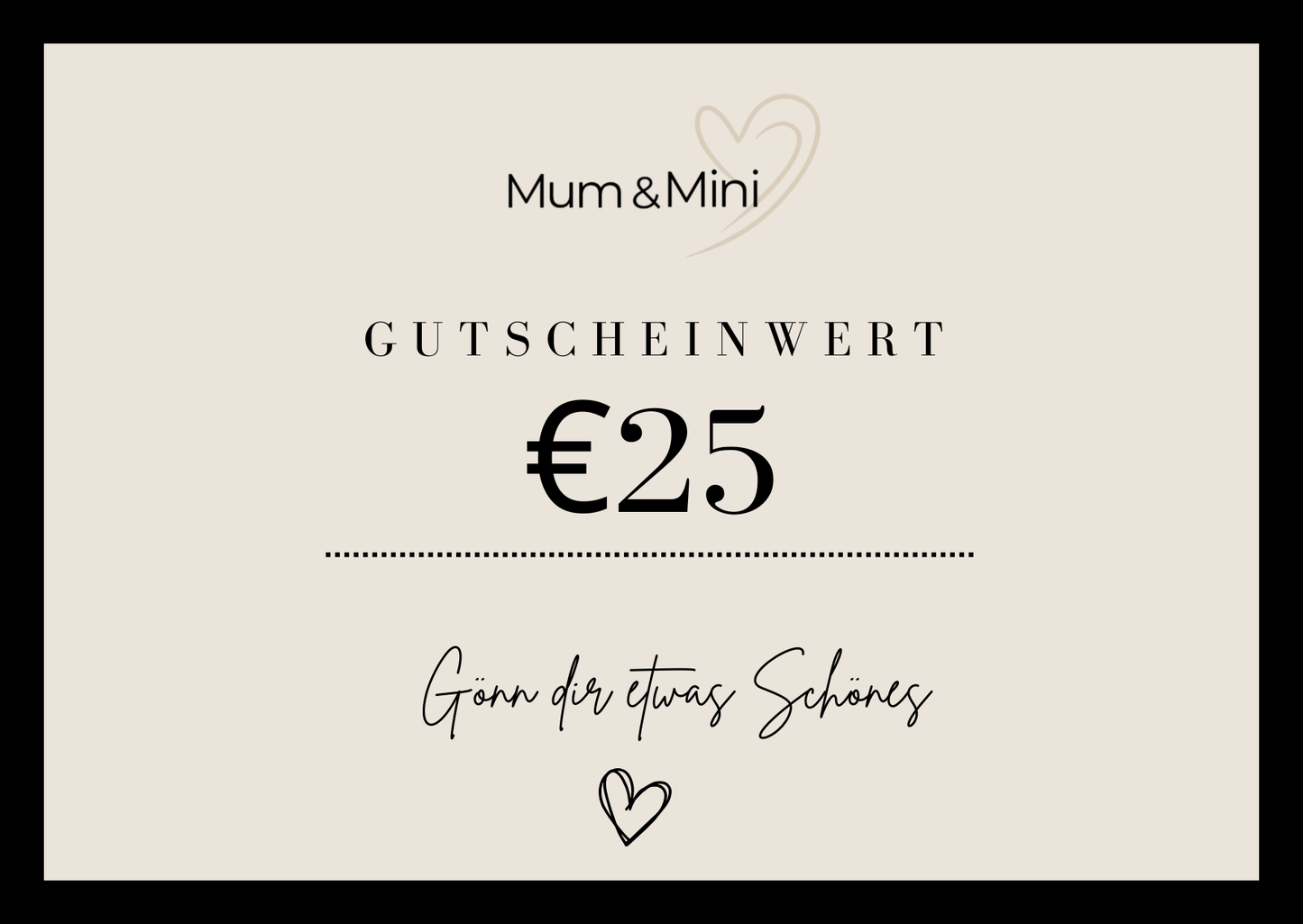 Mum & Mini Gutschein
