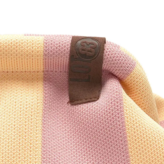 Stoff Clutch rosa/lila