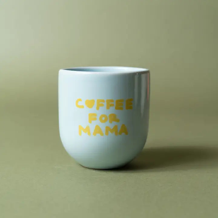 Tasse Coffee for Mama, blau