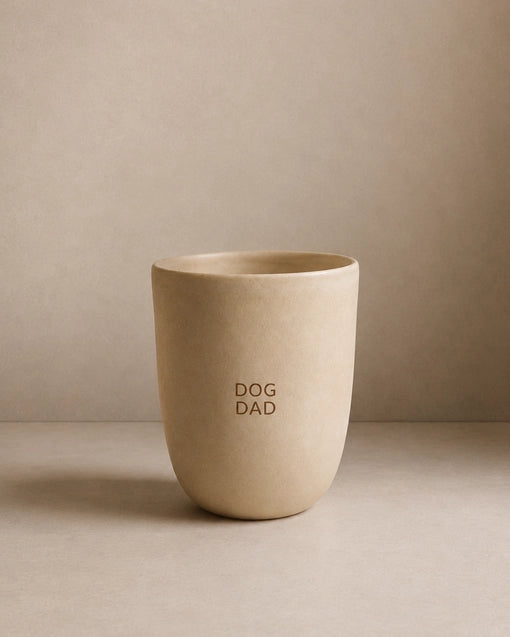 Steinzeug Tasse " DOG MOM" 220ml