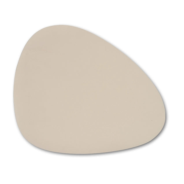 Platzset, Kunstleder, Beige