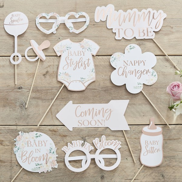 Photobooth Props Baby - Rose Gold