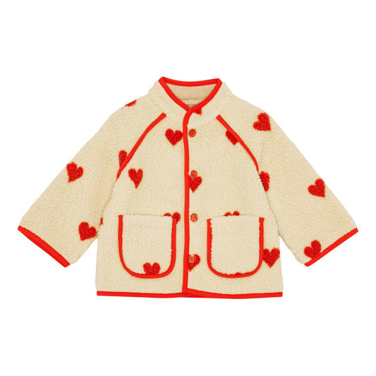 Simone Fleece Jacke Heart