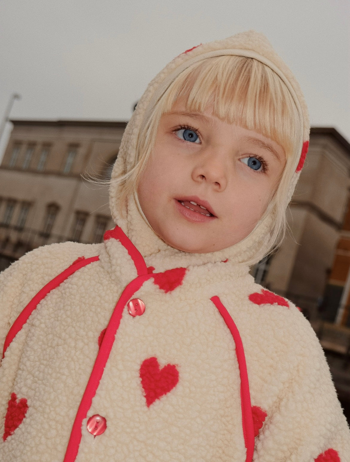 Simone Fleece Jacke Heart
