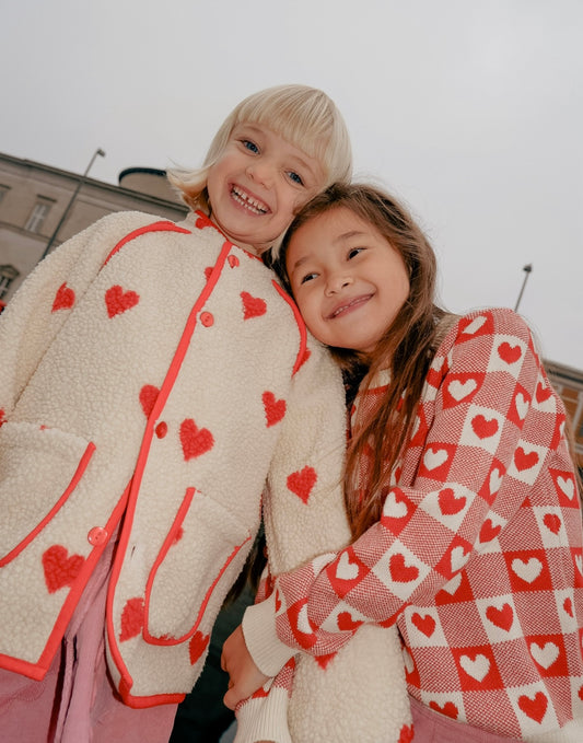 Simone Fleece Jacke Heart