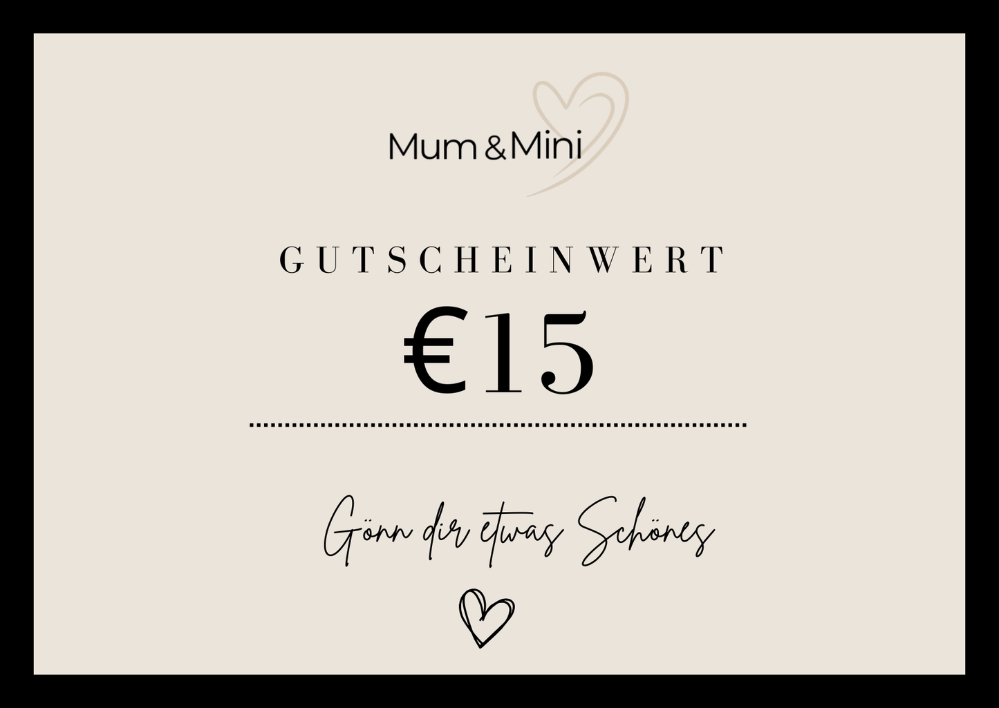 Mum & Mini Gutschein