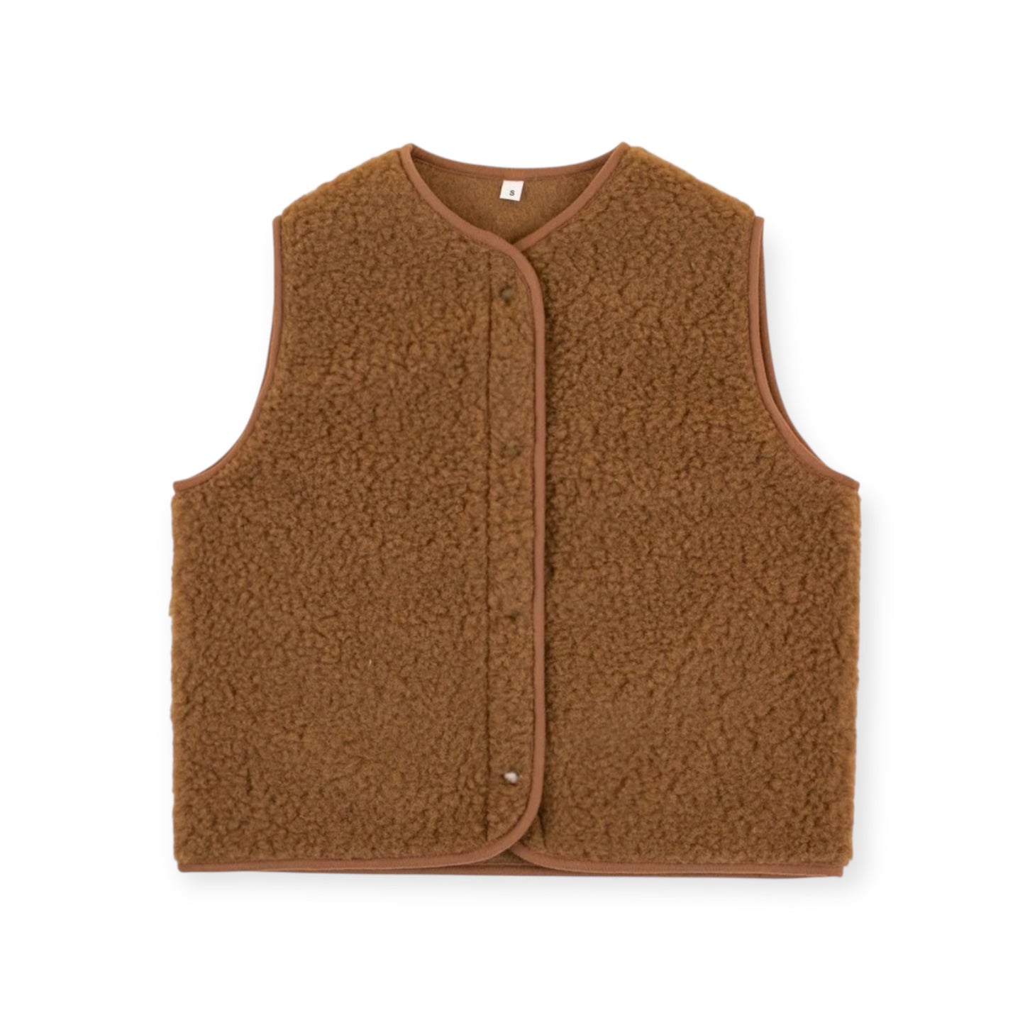 Mum Wollweste braun