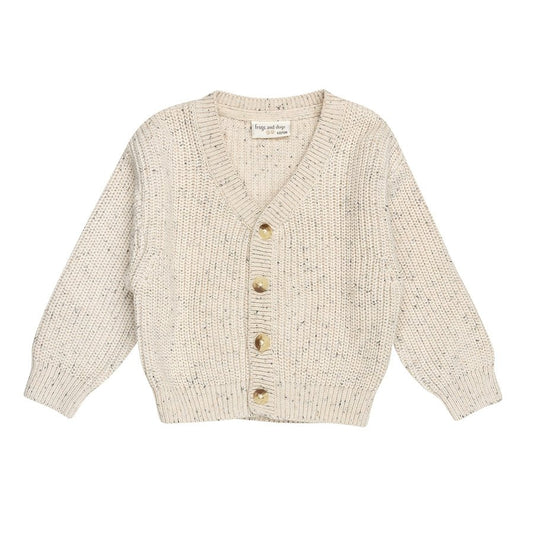 Strickjacke beige