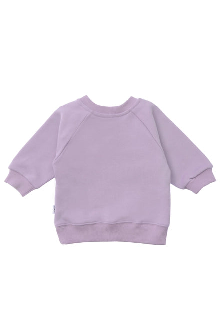 Mini "Aunties Bestie" Sweatshirt flieder Partnerlook