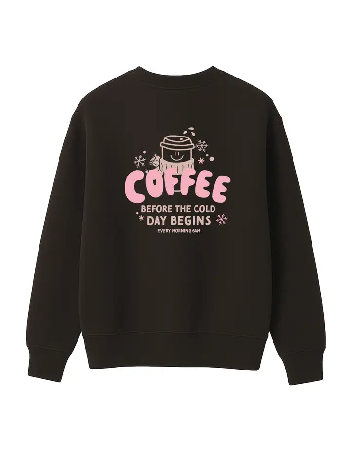 Mum Coffee Sweater braun