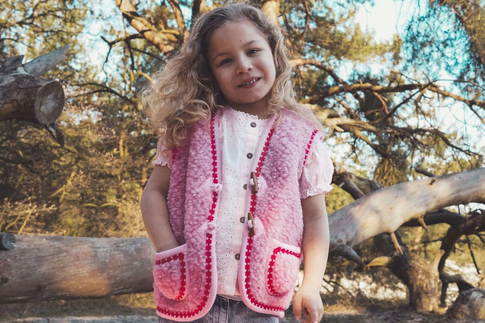 Wollweste Pink Kids