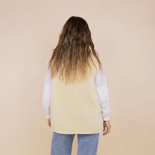 Mum Wollweste pastell