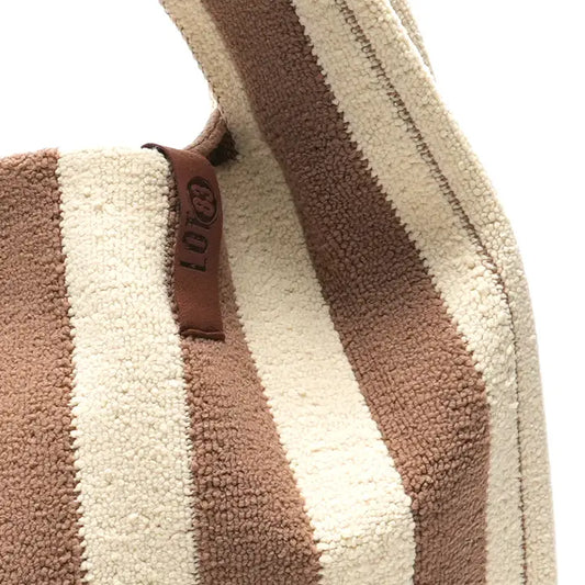 Stofftasche beige/braun