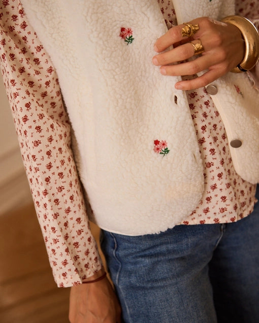 Damen Weste Blumen Partnerlook Mini Me