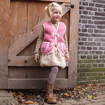 Kids Wollweste rosa
