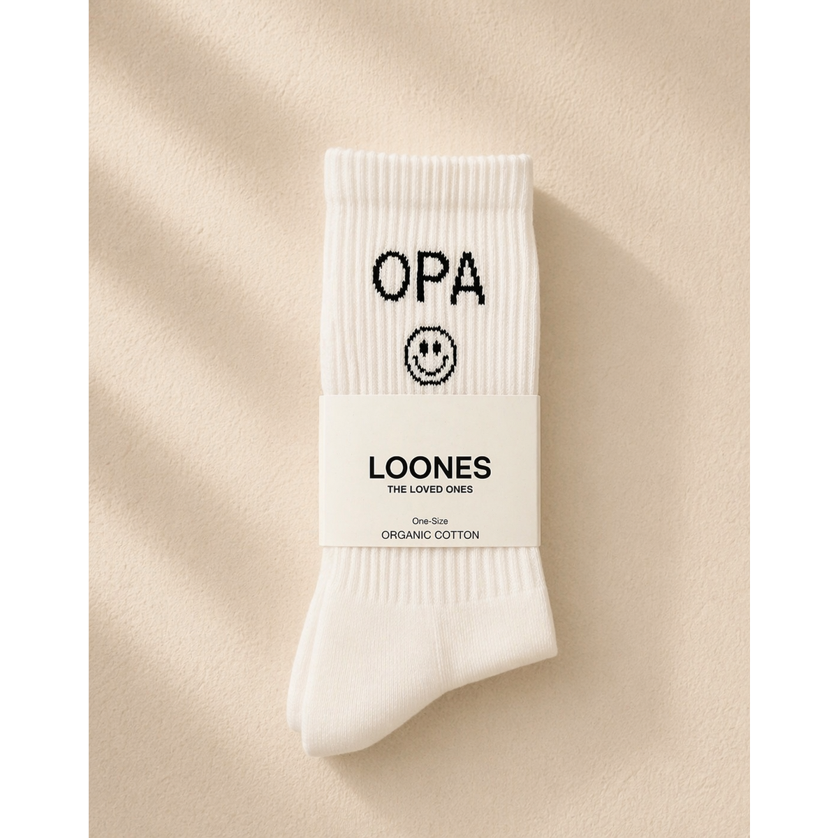 OMA/OPA Socken weiß