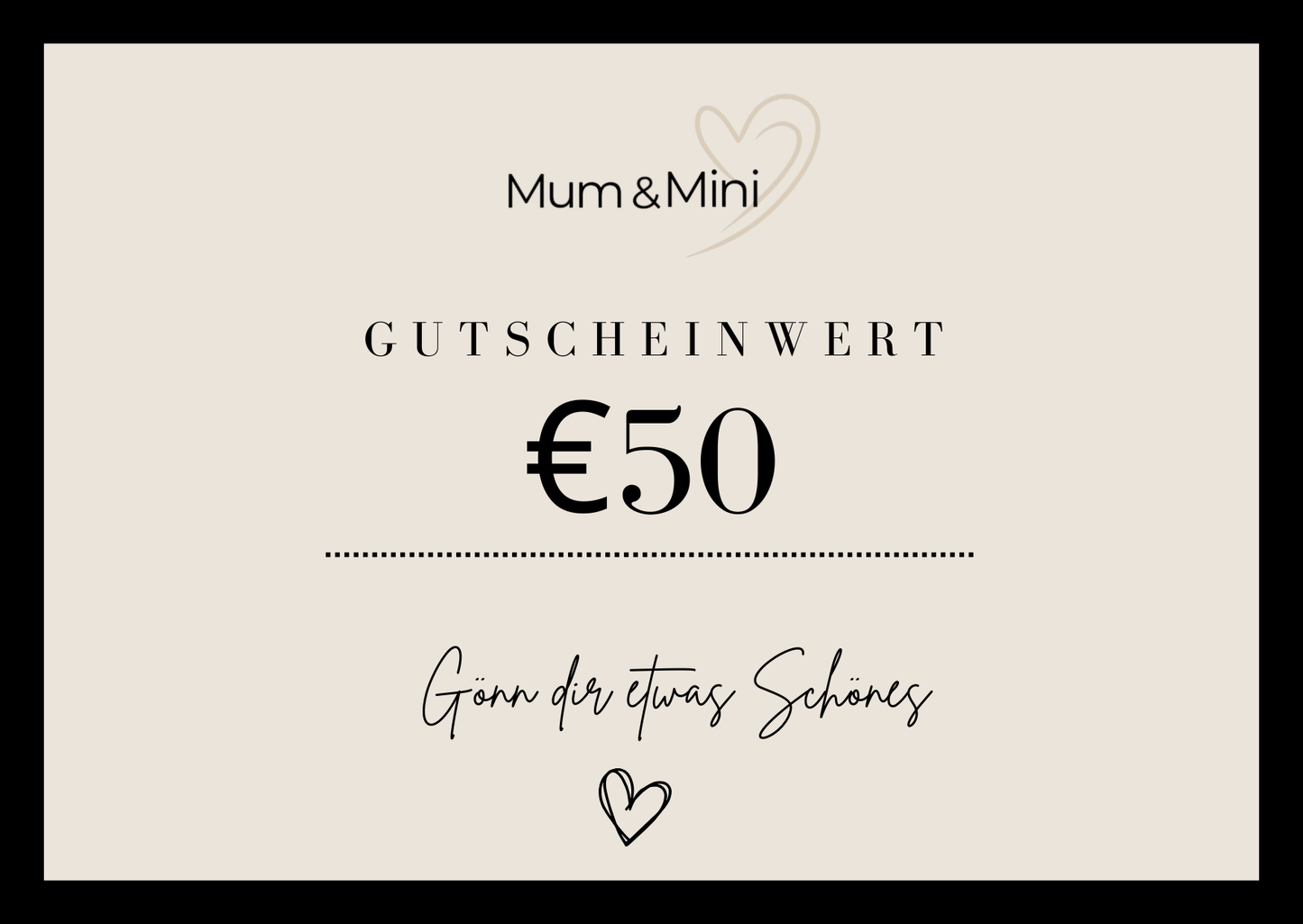 Mum & Mini Gutschein