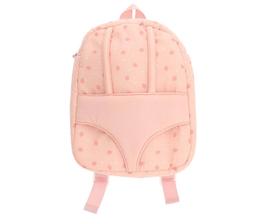 Rucksack für Kind und Puppe rosa