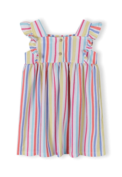 Mädchen Ärmelloses Kleid - gestreift