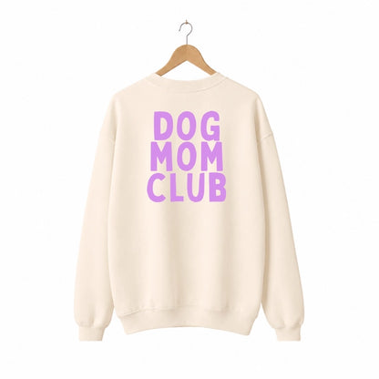 Oversize Sweater "DOG MOM CLUB"