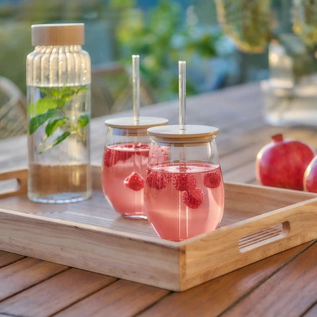 Trinkglas mit Deckel 500ml