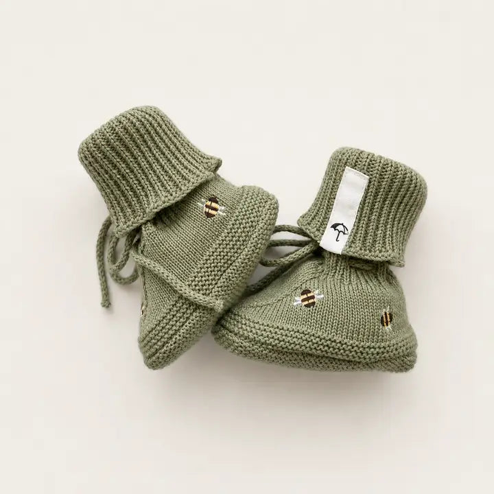 Baby-Booties - khaki