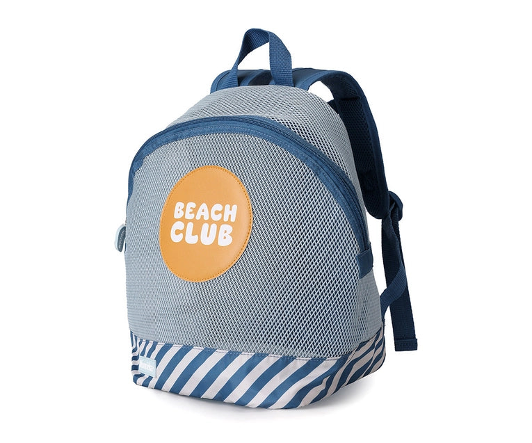 Sandabweisender Kinderrucksack blau