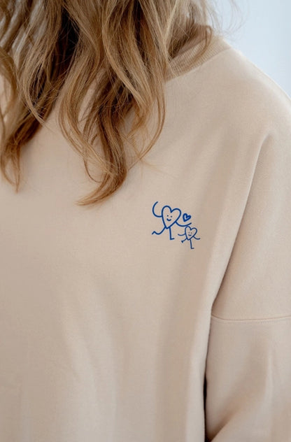Damen Mum "Always Running Late" Sweatshirt