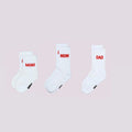 Socken Set für die ganze Familie rot