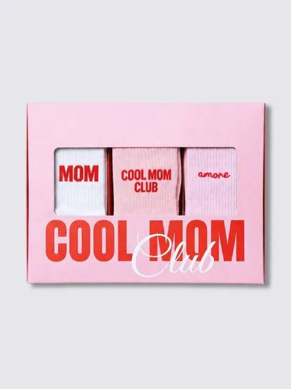 3er Pack "Mom Cool Club" Socken