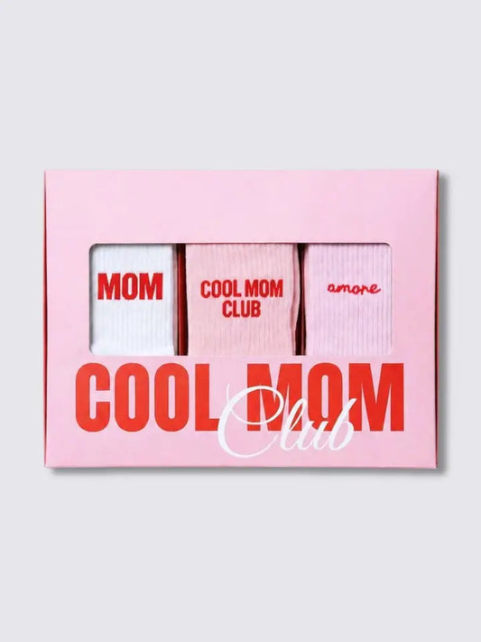 3er Pack "Mom Cool Club" Socken
