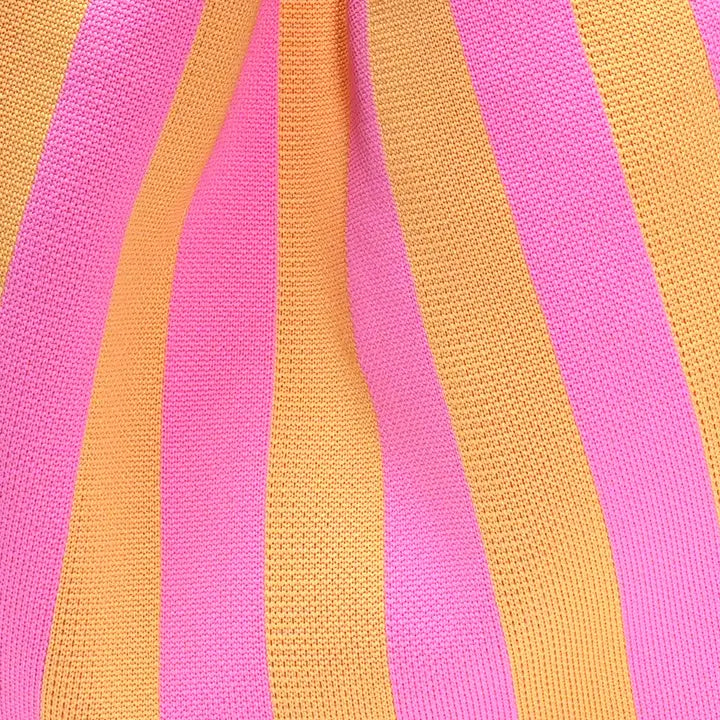 Stofftasche pink/orange