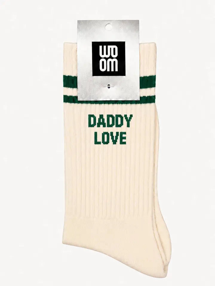 Herrensocken "DADDY LOVE" Grün