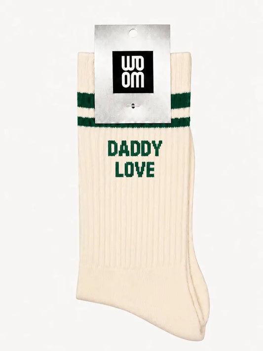 Herrensocken "DADDY LOVE" Grün