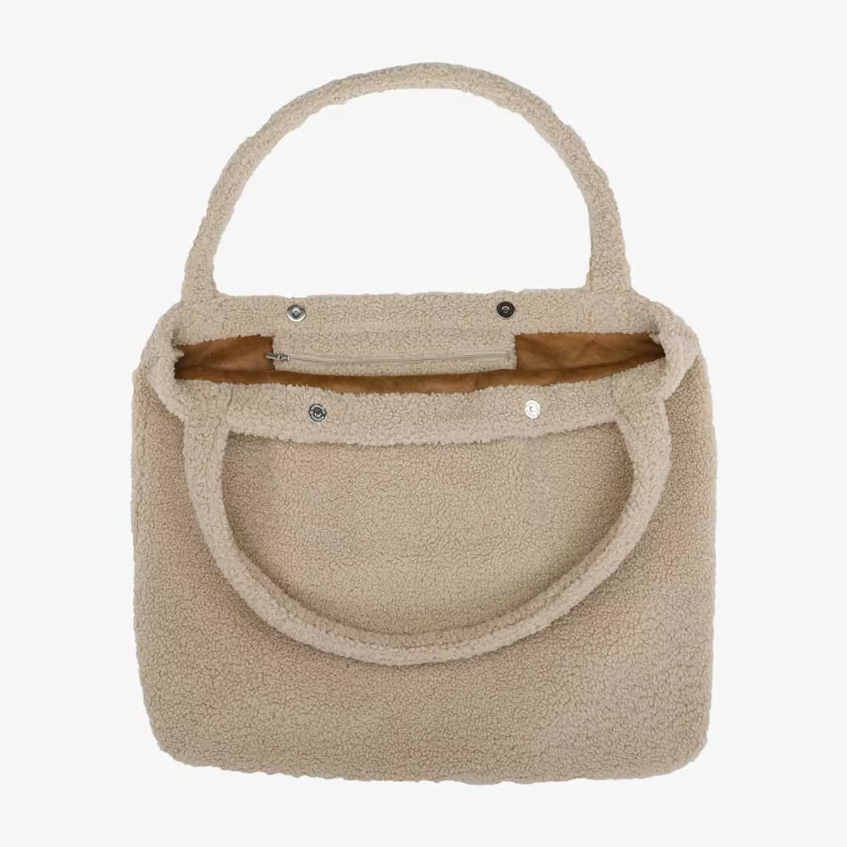 XL Teddy Mom Bag - Beige
