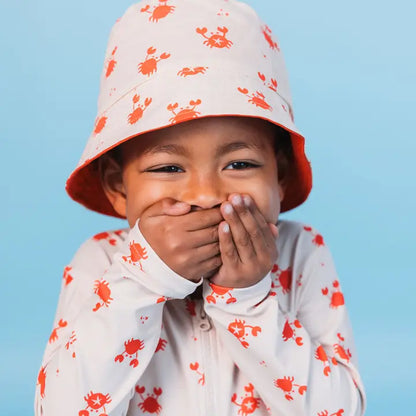 Sonnenhut beige/rot Crabby