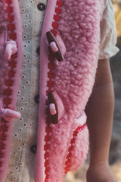Wollweste Pink Kids