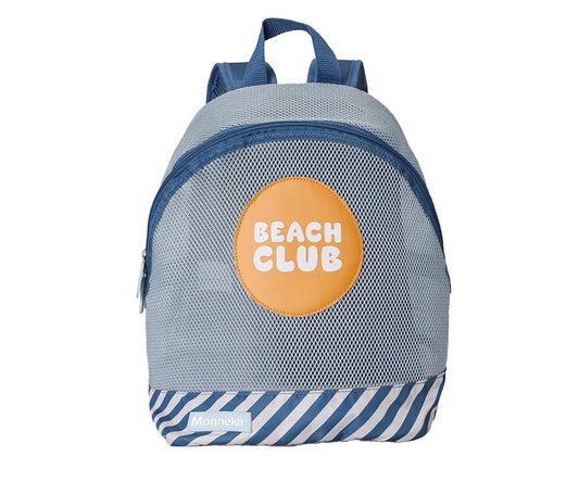 Sandabweisender Kinderrucksack blau