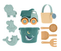 Strandspielzeug-Set Whale Teal