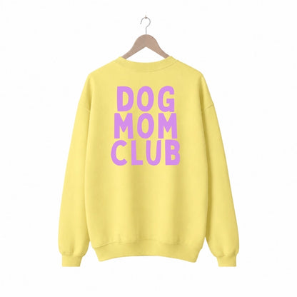Oversize Sweater "DOG MOM CLUB"