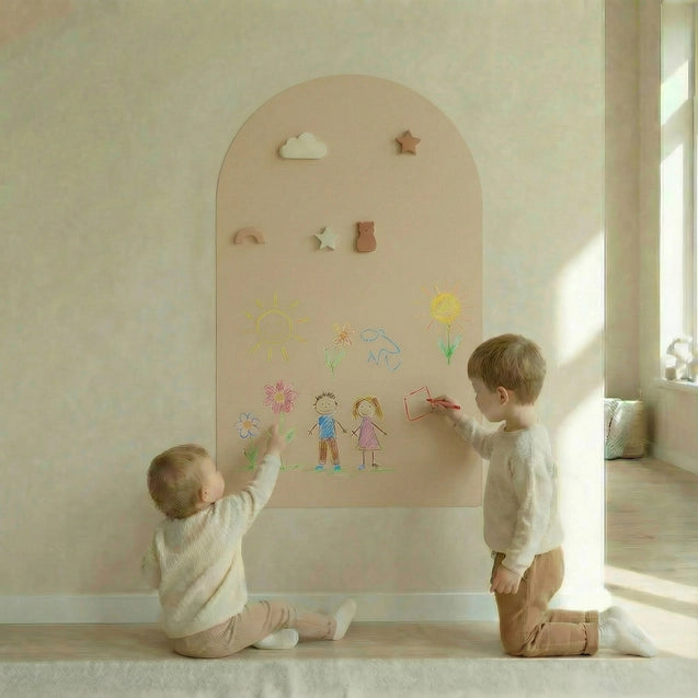 Magnettafel für Kinder beige