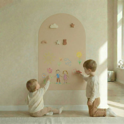 Magnettafel für Kinder beige