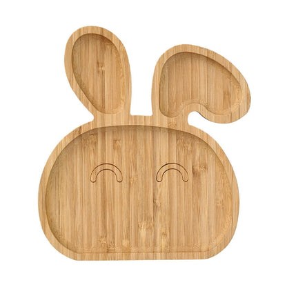 Kinder Snackteller "Hase", Bambus FSC 100%