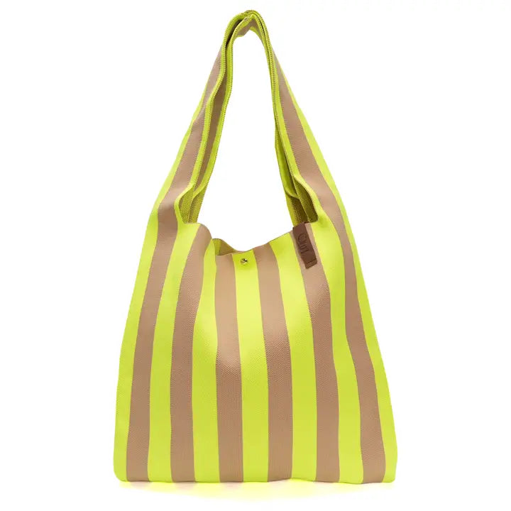 Stofftasche gelb/beige