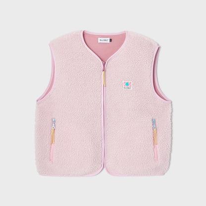 Damen Sherpa Weste - Elfenbein