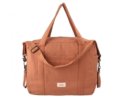 Wickeltasche braun