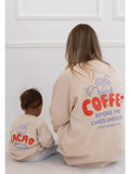 Mum Sweatshirt beige Coffee
