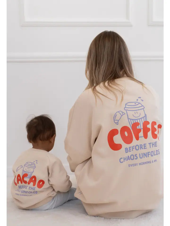 Mum Sweatshirt beige Coffee