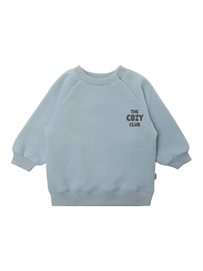 Mini Sweater Cozy Club blau