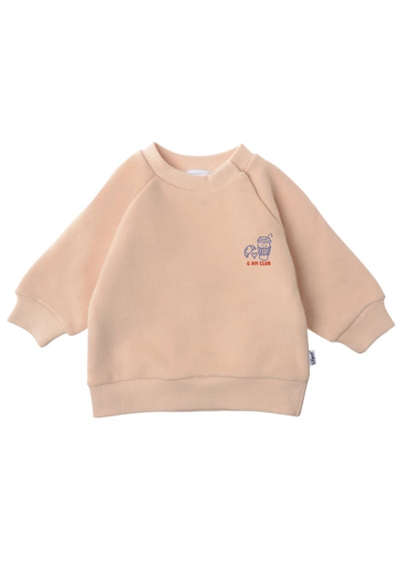 Mini "Cacao before Chaos" Sweatshirt beige